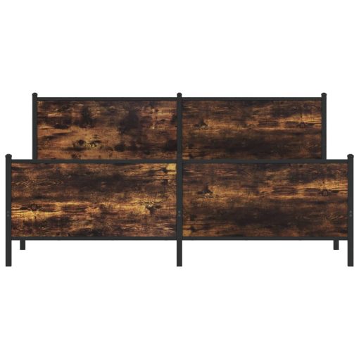 Giroletto Senza Materaso In Metallo Rovere Fumo 180x200 cm - Image 5
