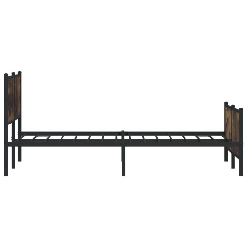 Giroletto Senza Materaso In Metallo Rovere Fumo 180x200 cm - Image 6
