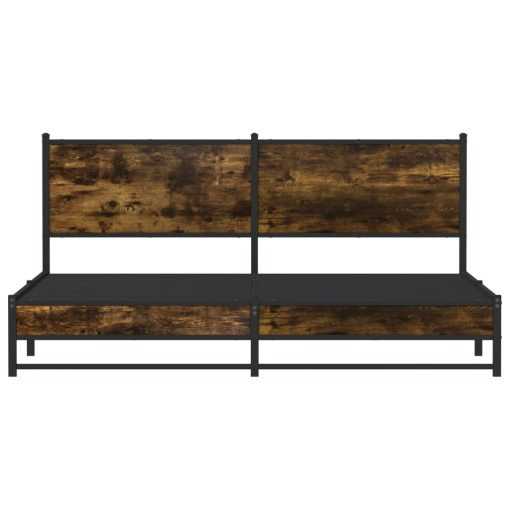 Giroletto Senza Materaso In Metallo Rovere Fumo 180x200 cm - Image 5