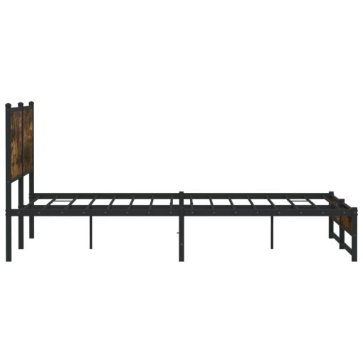 Giroletto Senza Materaso In Metallo Rovere Fumo 180x200 cm - Image 6