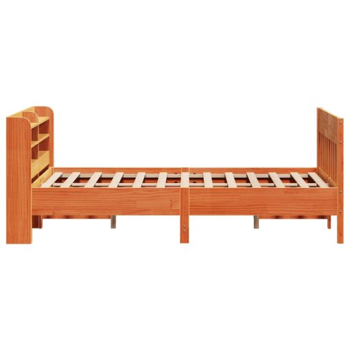 Letto Senza Materasso Marrone Cera 160x200 Cm In Legno Di Pino - Image 5