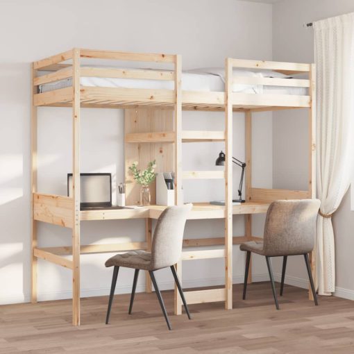 Giroletto Soppalco Senza Materasso 75x190cm Legno Massello Pino