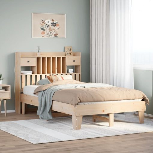 Letto Senza Materasso 135x190 Cm In Legno Massello Di Pino