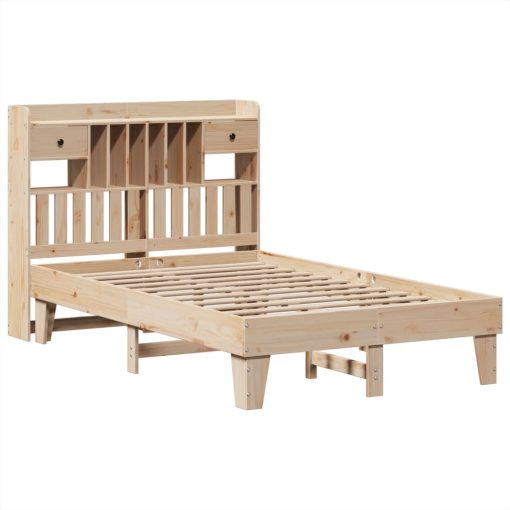 Letto Senza Materasso 135x190 Cm In Legno Massello Di Pino - Image 3