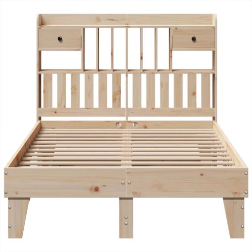 Letto Senza Materasso 135x190 Cm In Legno Massello Di Pino - Image 4