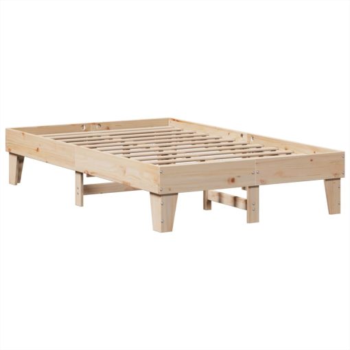 Letto Senza Materasso 135x190 Cm In Legno Massello Di Pino - Image 5
