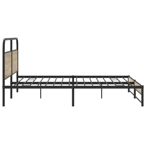 Giroletto Senza Materaso In Metallo Rovere Fumo 180x200 cm - Image 6