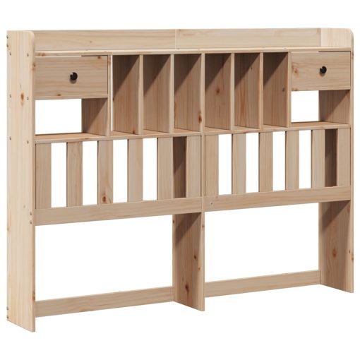 Letto Libreria Senza Materasso 150x200 Cm In Legno Di Pino - Image 6