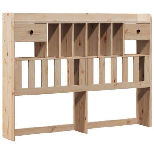 Letto Libreria Senza Materasso 150x200 Cm In Legno Di Pino - Image 6