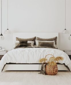 Comodini 2 Pz Con Cassetto Grigio Cemento