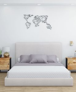 Comodini 2pz 40x33x46 Cm In Legno Massello Di Mango