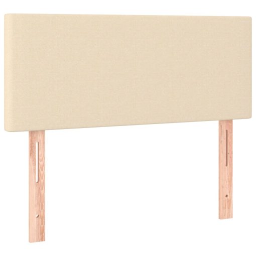 Testiera Crema 90x5x78/88 Cm In Tessuto - Image 2