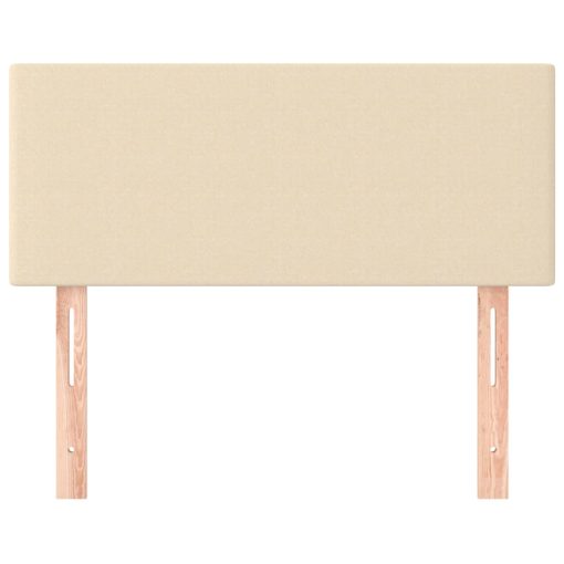 Testiera Crema 90x5x78/88 Cm In Tessuto - Image 3