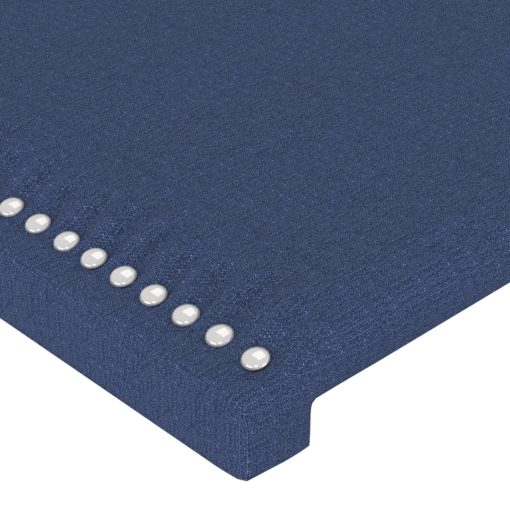Testiera 2 Pz Blu 100x5x78/88 Cm In Tessuto - Image 4
