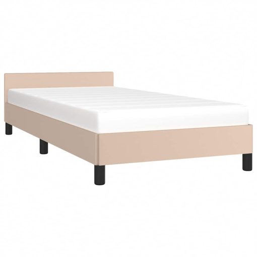 Giroletto Con Testiera Senza Materasso Cappuccino 90x190 cm - Image 3