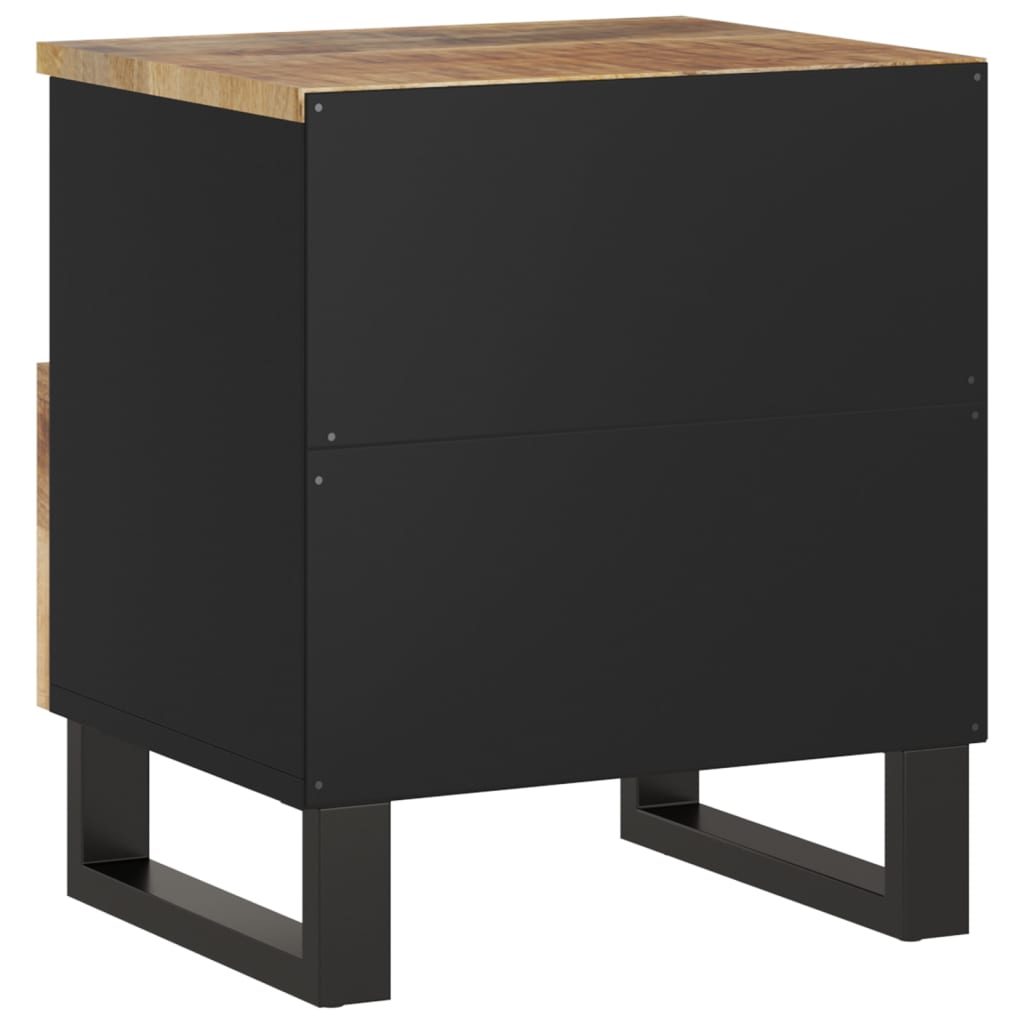 Comodini 2pz In Legno Massello Di Mango E Legno Multistrato - Image 6