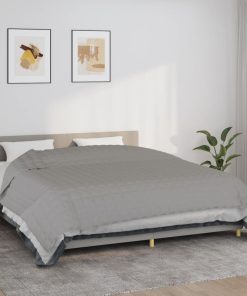 Coperta Ponderata Grigia 220x260 Cm 15 Kg Tessuto