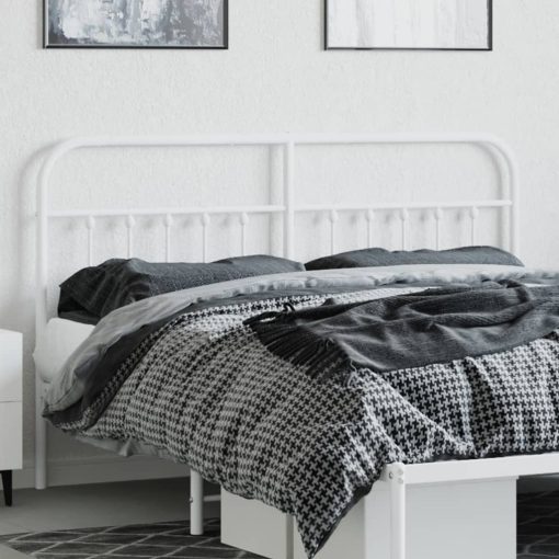 Testiera In Metallo Bianco 160 cm - Image 3