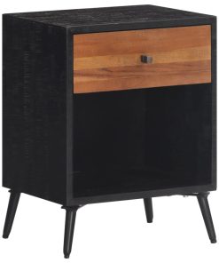 Comodino 40x30x50 Cm In Legno Massello Di Teak
