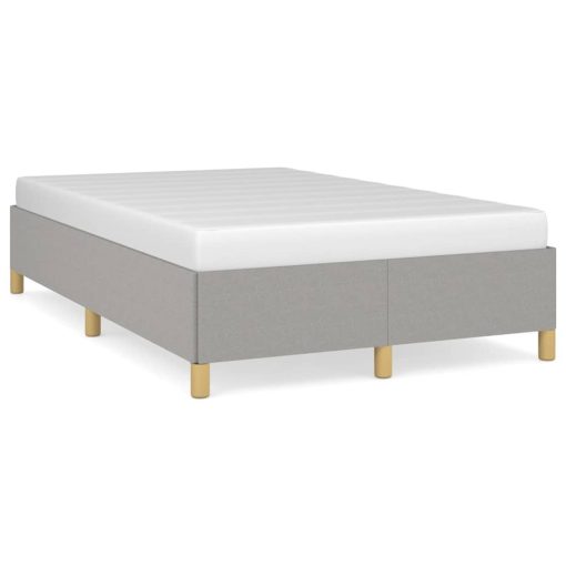 Giroletto Senza Materasso Grigio Chiaro 120x190 Cm In Tessuto - Image 2
