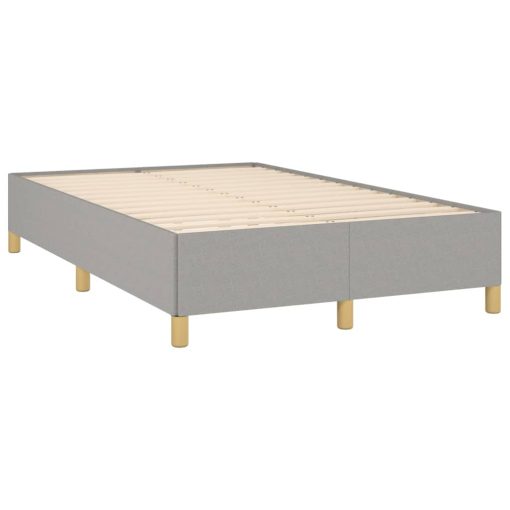 Giroletto Senza Materasso Grigio Chiaro 120x190 Cm In Tessuto - Image 3
