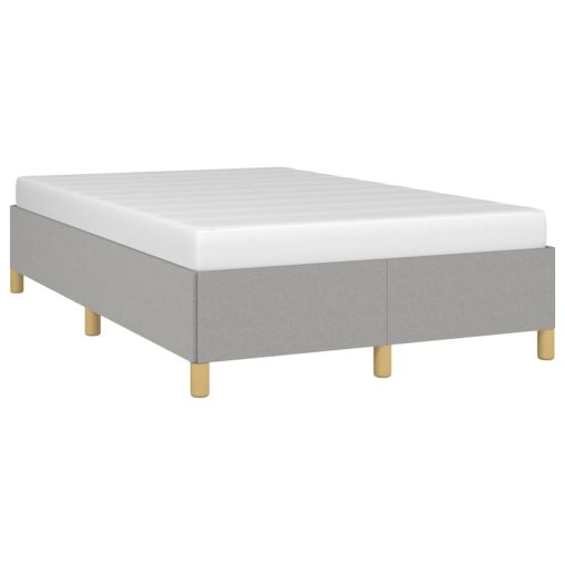 Giroletto Senza Materasso Grigio Chiaro 120x190 Cm In Tessuto - Image 4