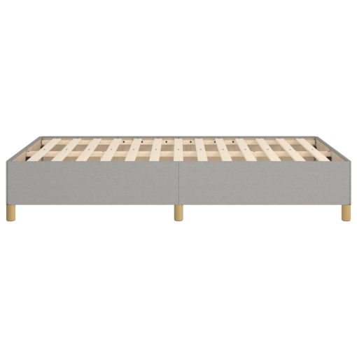 Giroletto Senza Materasso Grigio Chiaro 120x190 Cm In Tessuto - Image 6