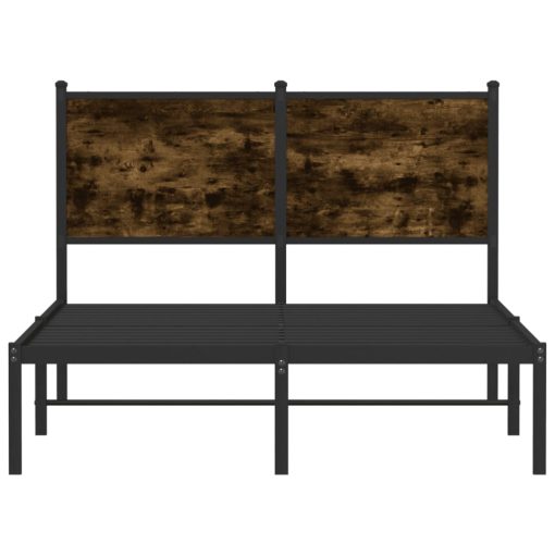 Giroletto Senza Materasso In Metallo Rovere Fumo 120x190 cm - Image 5