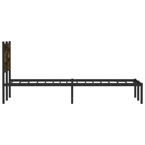 Giroletto Senza Materasso In Metallo Rovere Fumo 120x190 cm - Image 6