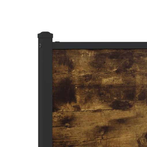 Testiera Rovere Fumo 90 Cm In Legno Multistrato E Acciaio - Image 6