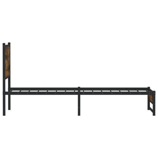 Giroletto Senza Materaso In Metallo Rovere Fumo 80x200 cm - Image 6