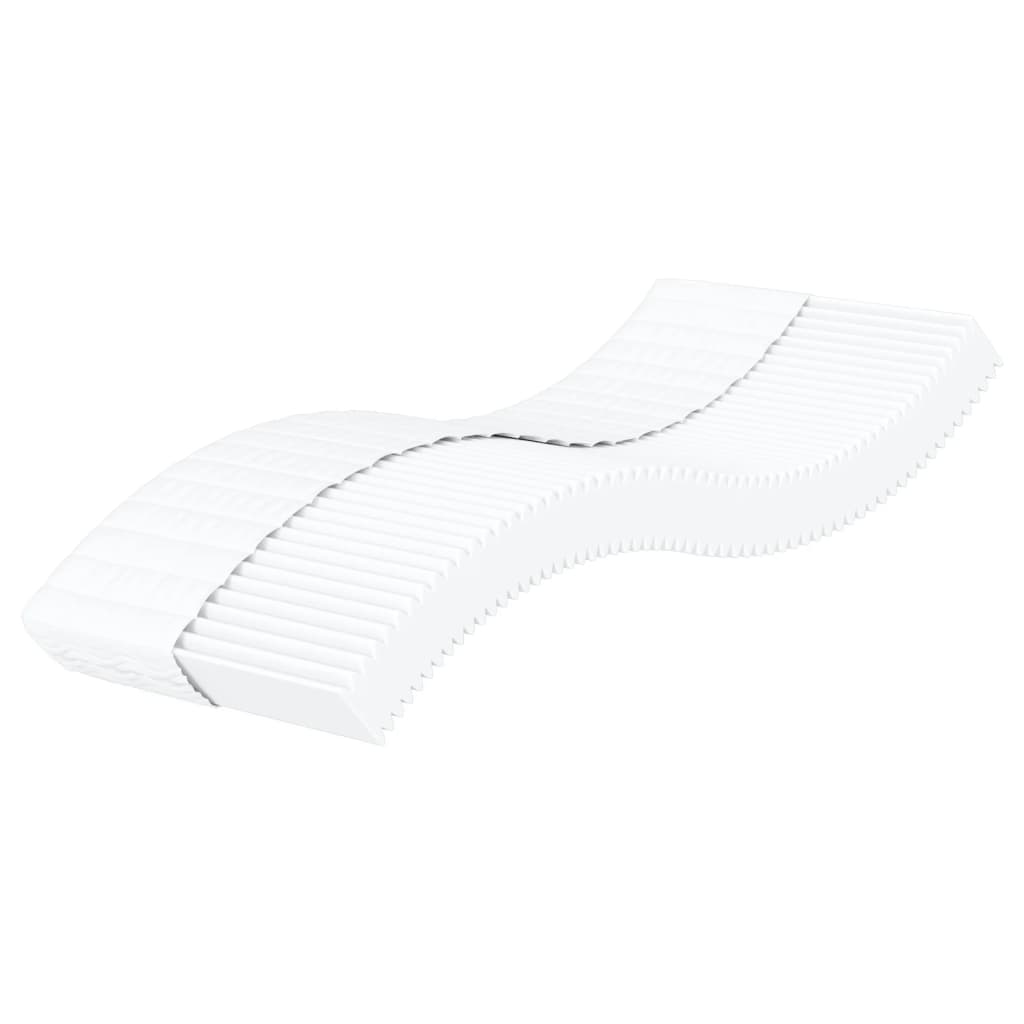 Materasso In Schiuma Bianco 90x210 Cm Durezza H2 h3