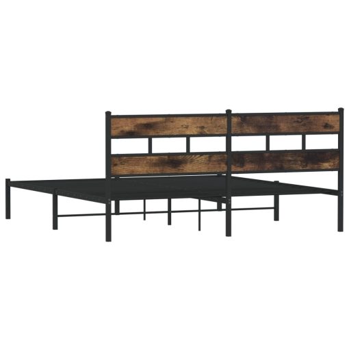 Giroletto Senza Materaso In Metallo Rovere Fumo 180x200 cm - Image 6