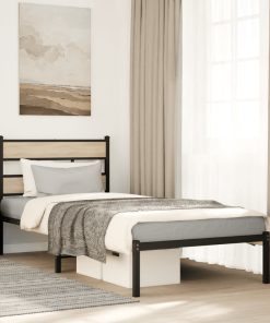 Giroletto Senza Materaso In Metallo Rovere Sonoma 75x190 cm