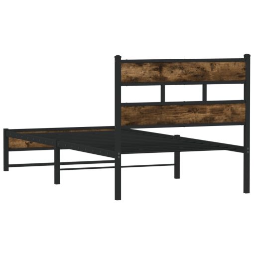 Giroletto Senza Materasso In Metallo Rovere Fumo 75x190 cm - Image 6