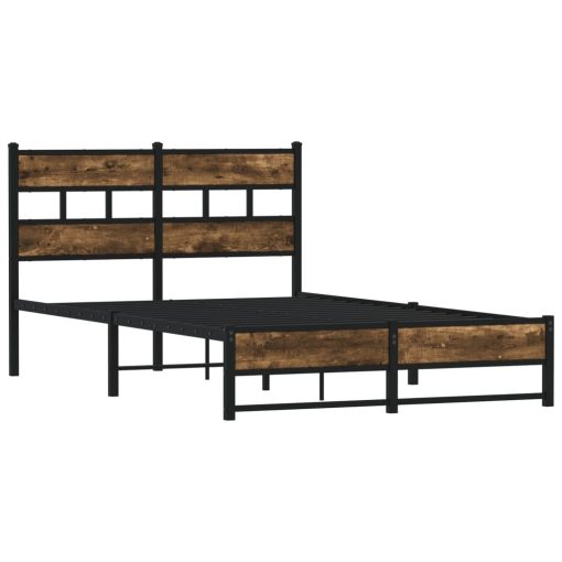 Giroletto Senza Materasso In Metallo Rovere Fumo 120x190 cm - Image 3