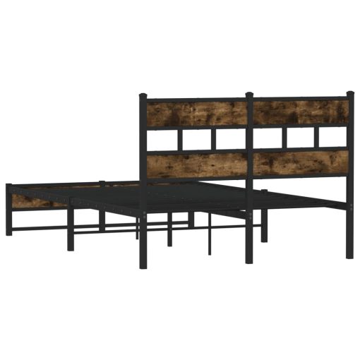 Giroletto Senza Materasso In Metallo Rovere Fumo 120x190 cm - Image 6
