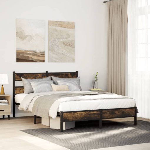 Giroletto Senza Materasso Rovere Fumo 90x190 Cm In Truciolato