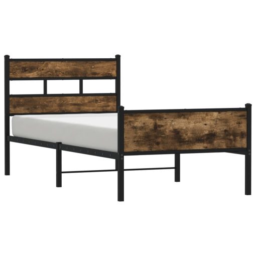 Giroletto Senza Materasso Rovere Fumo 90x190 Cm In Truciolato - Image 2