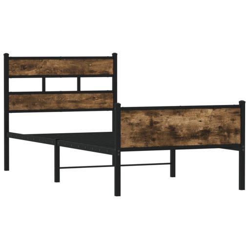 Giroletto Senza Materasso Rovere Fumo 90x190 Cm In Truciolato - Image 3