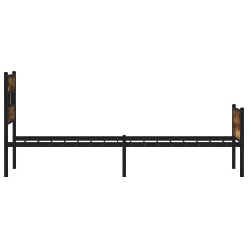 Giroletto Senza Materasso Rovere Fumo 90x190 Cm In Truciolato - Image 5