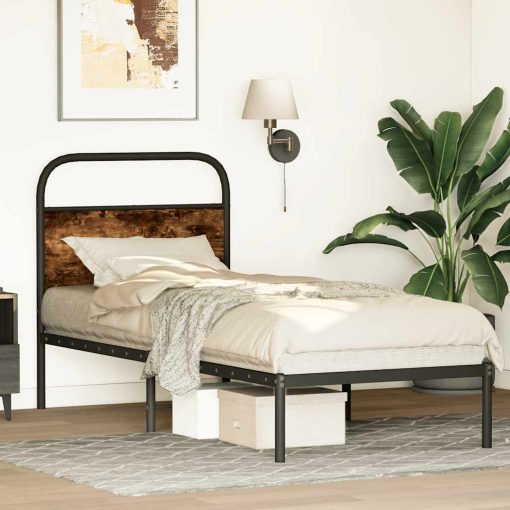 Giroletto Senza Materasso Rovere Fumo 75x190 Cm In Truciolato - Image 4