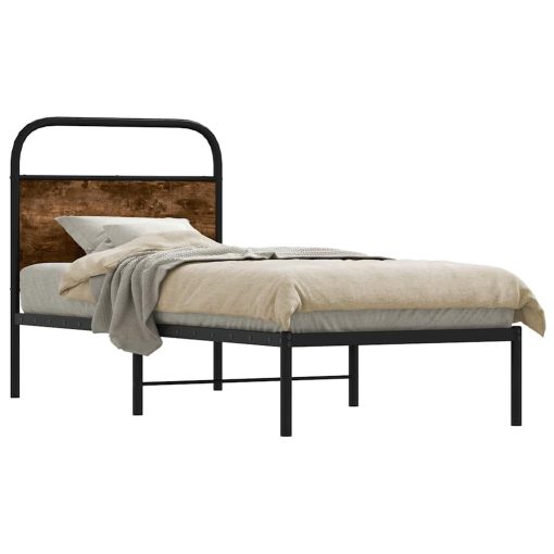 Giroletto Senza Materasso Rovere Fumo 80x200 Cm In Truciolato