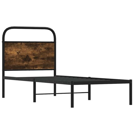 Giroletto Senza Materasso Rovere Fumo 80x200 Cm In Truciolato - Image 3