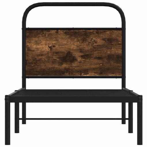 Giroletto Senza Materasso Rovere Fumo 80x200 Cm In Truciolato - Image 5