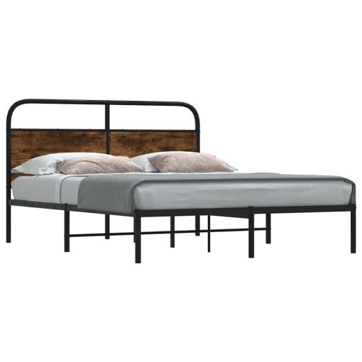 Giroletto Senza Materasso Rovere Fumo 140x190 Cm In Truciolato