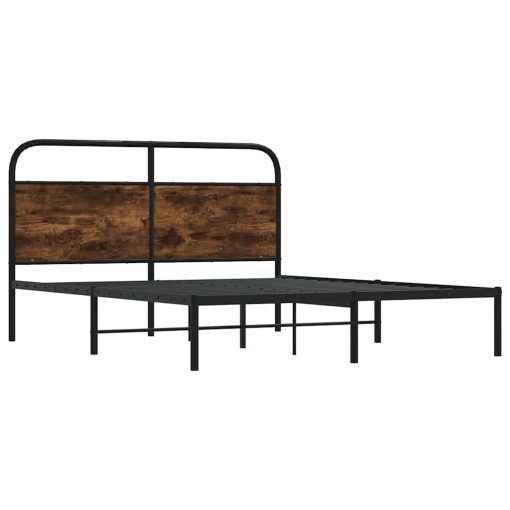 Giroletto Senza Materasso Rovere Fumo 140x190 Cm In Truciolato - Image 3