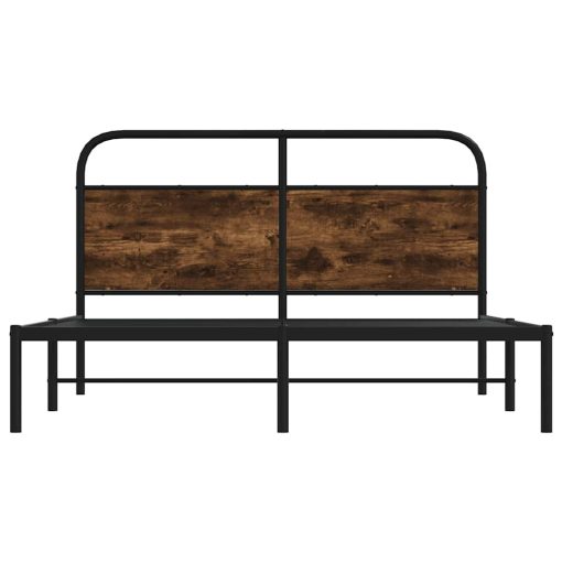 Giroletto Senza Materasso Rovere Fumo 140x190 Cm In Truciolato - Image 5