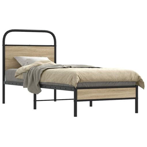 Giroletto Senza Materasso Rovere Fumo 75x190 Cm In Truciolato