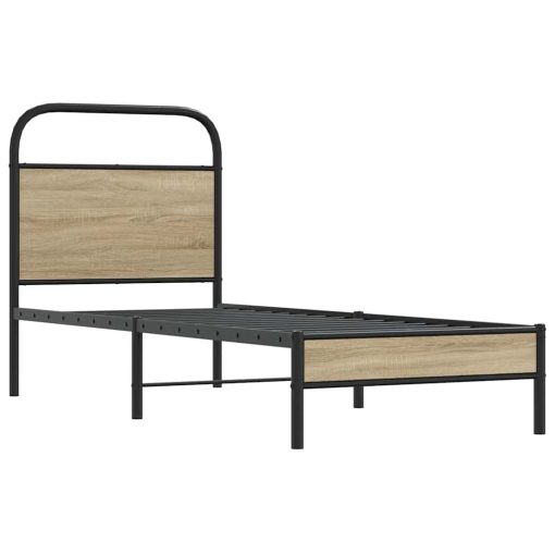 Giroletto Senza Materasso Rovere Fumo 75x190 Cm In Truciolato - Image 3